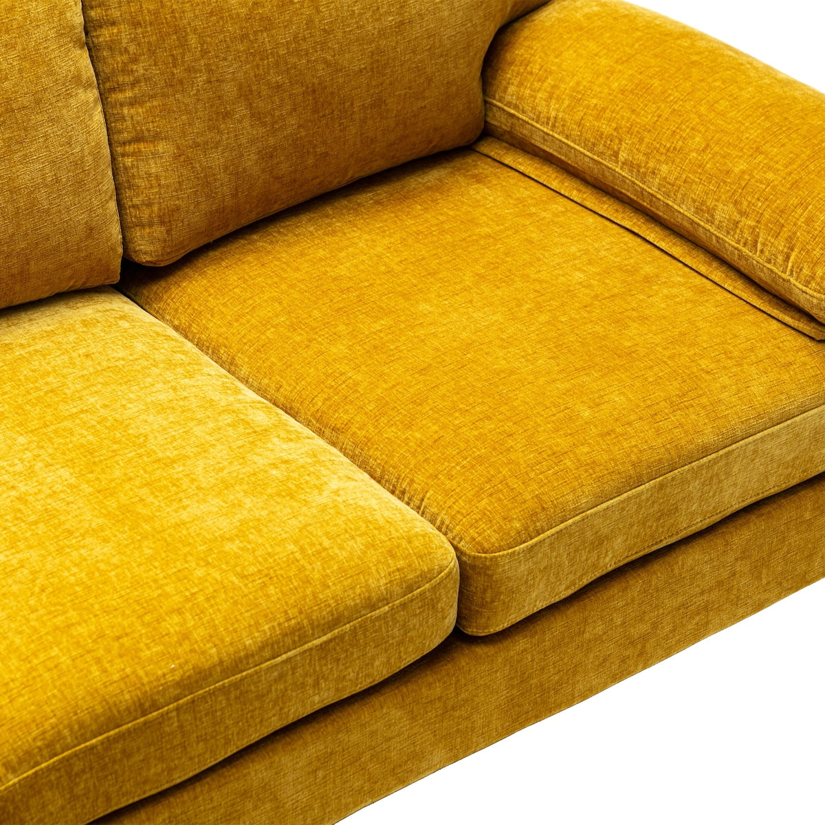 L-shape Sectional Sofa Chenille 3 Seater Sofa Upholstered Lounge Chaise