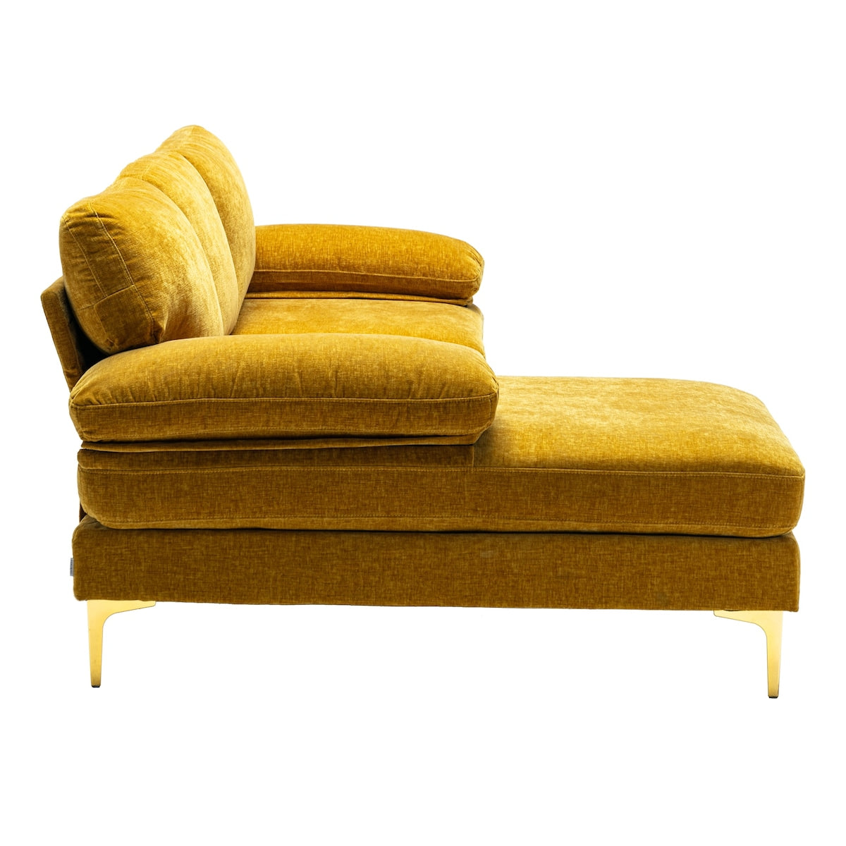 L-shape Sectional Sofa Chenille 3 Seater Sofa Upholstered Lounge Chaise