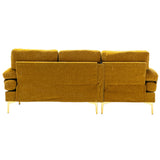 L-shape Sectional Sofa Chenille 3 Seater Sofa Upholstered Lounge Chaise