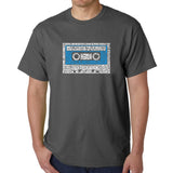 LA Pop Art Men's Word Art T-shirt - 80s One Hit Wonders