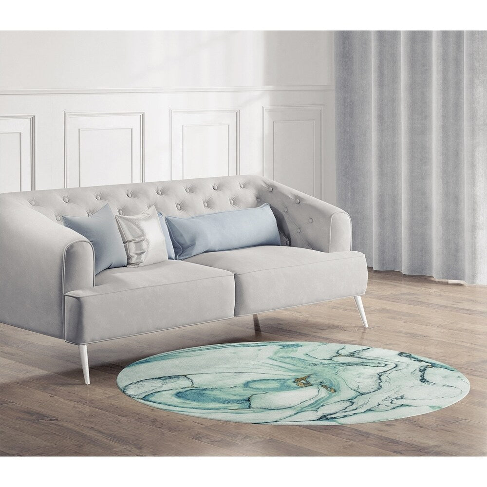 LAGOON AQUA Area Rug by Kavka Designs