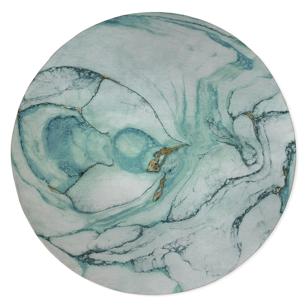 LAGOON AQUA Area Rug by Kavka Designs