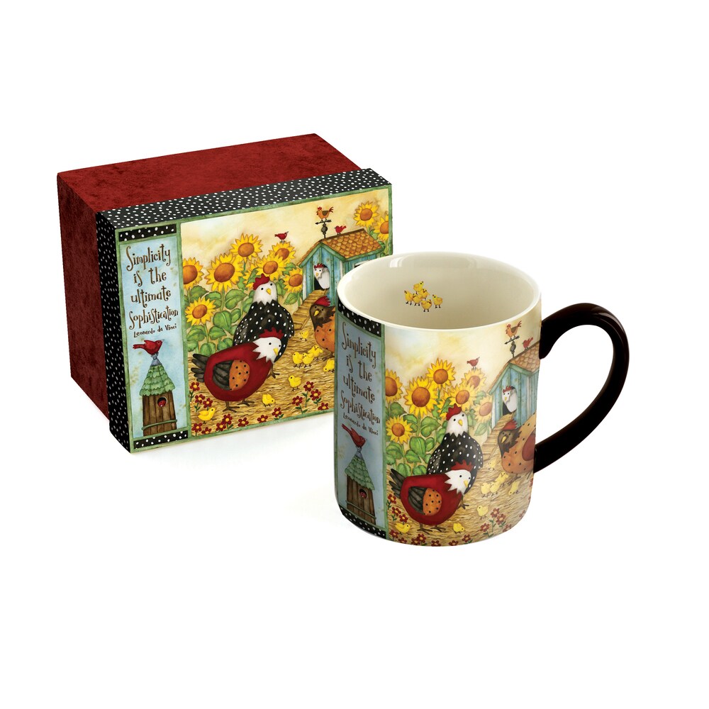 LANG Chicken Coop 14-ounce Boxed Mug