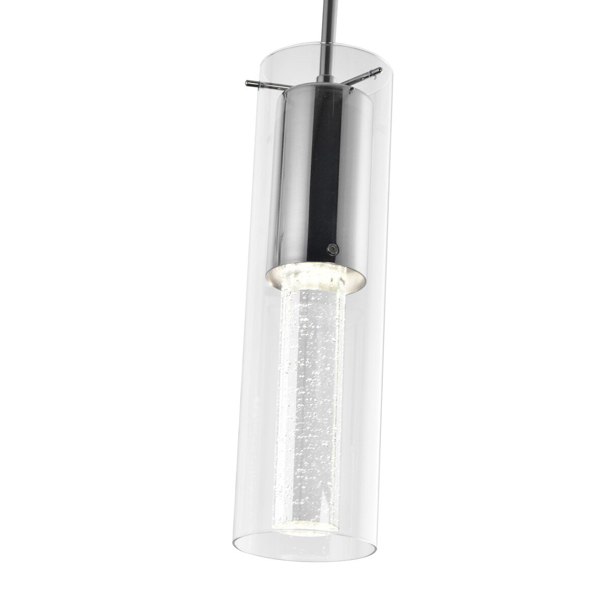 LAZZUR Essonne 3 Light 24 in. Polished Chrome Pendant