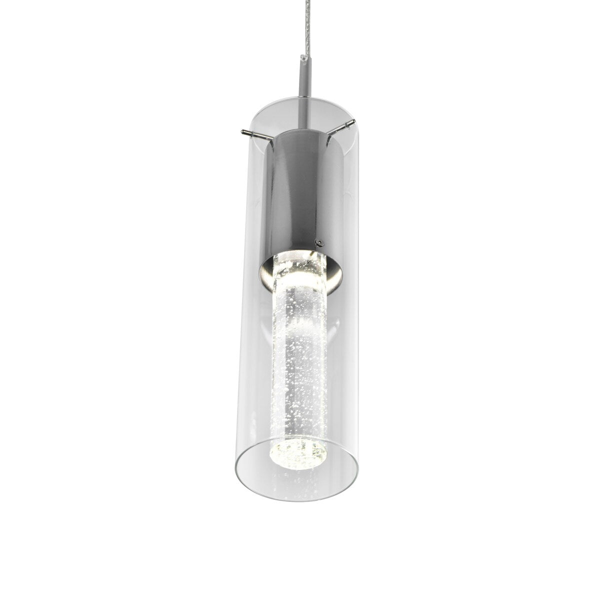 LAZZUR Essonne 3 Light 24 in. Polished Chrome Pendant