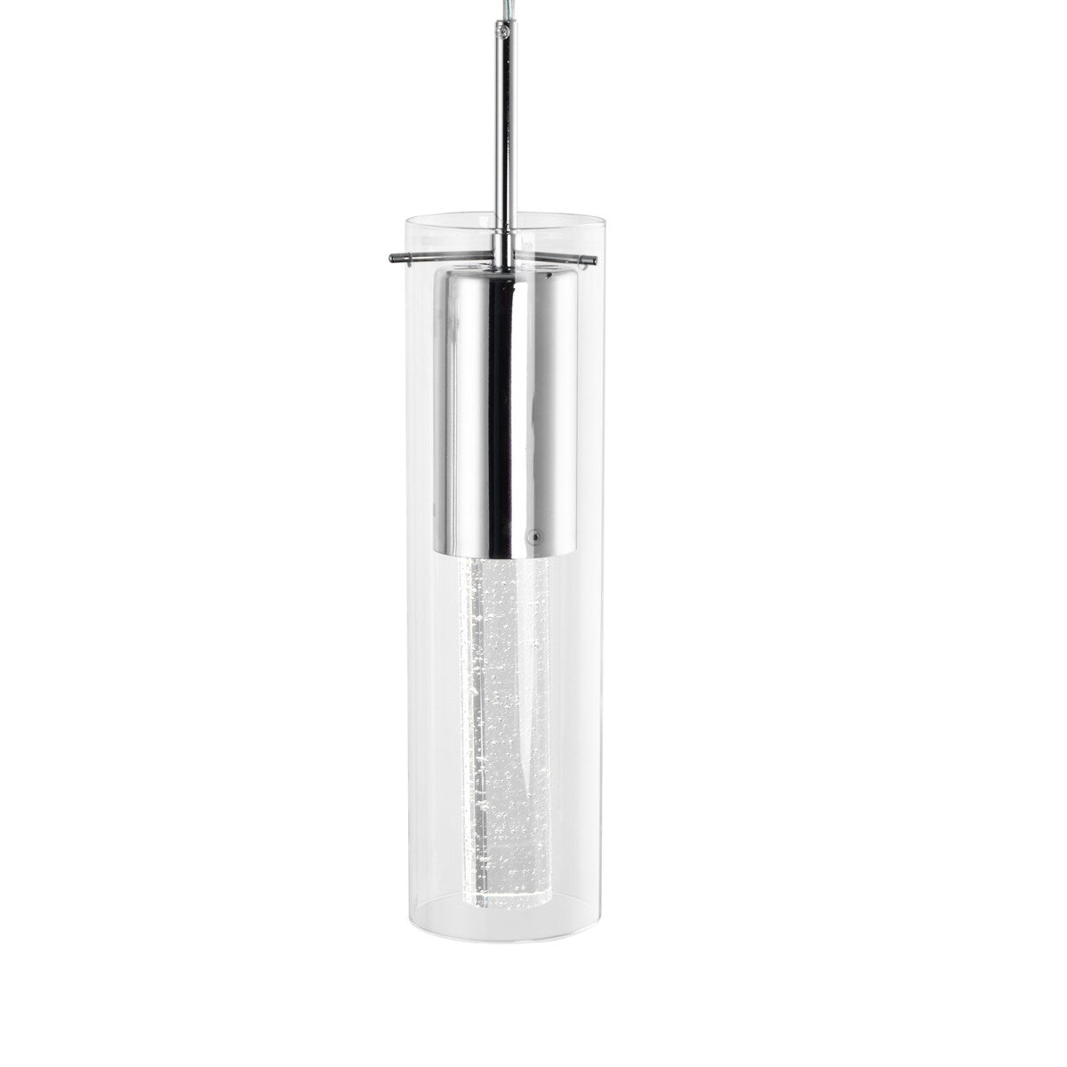 LAZZUR Essonne 3 Light 24 in. Polished Chrome Pendant