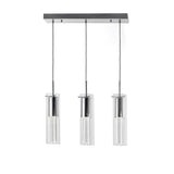 LAZZUR Essonne 3 Light 24 in. Polished Chrome Pendant