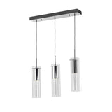 LAZZUR Essonne 3 Light 24 in. Polished Chrome Pendant