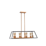 LAZZUR Meurthe 8 Light 35 in. Matte Oil Rubbed Bronze Pendant