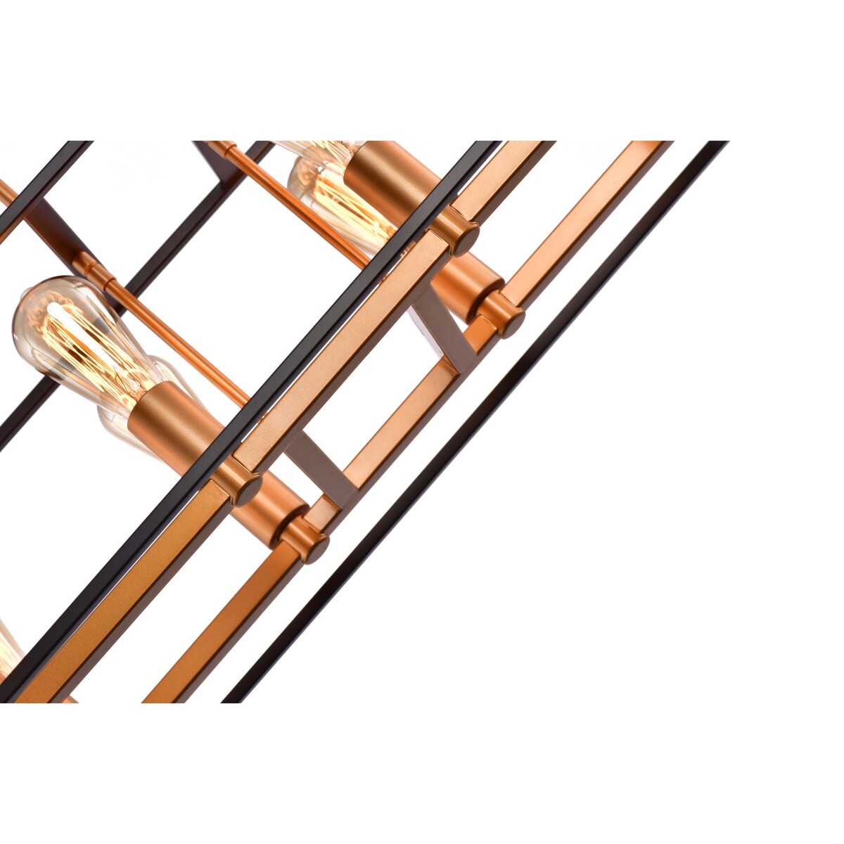 LAZZUR Meurthe 8 Light 35 in. Matte Oil Rubbed Bronze Pendant
