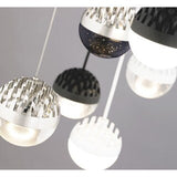 LBL Sphere 1 Light Satin Nickel and Frost Line-Voltage Pendants