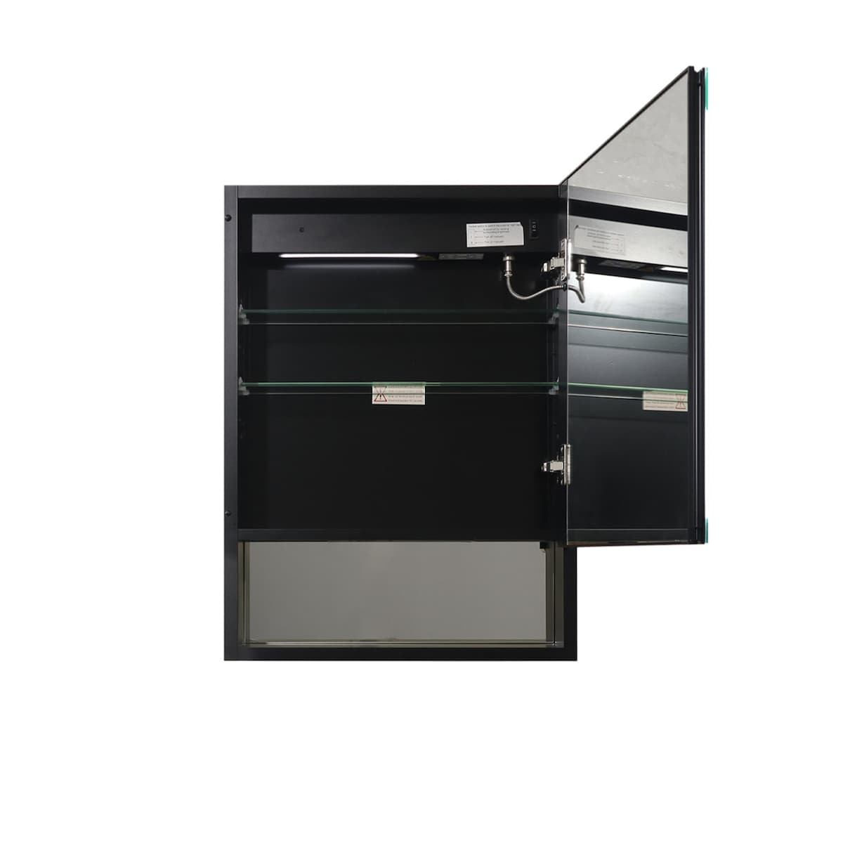 LED Bathroom Medicine Cabinet with Mirror and Shelf - 20*28