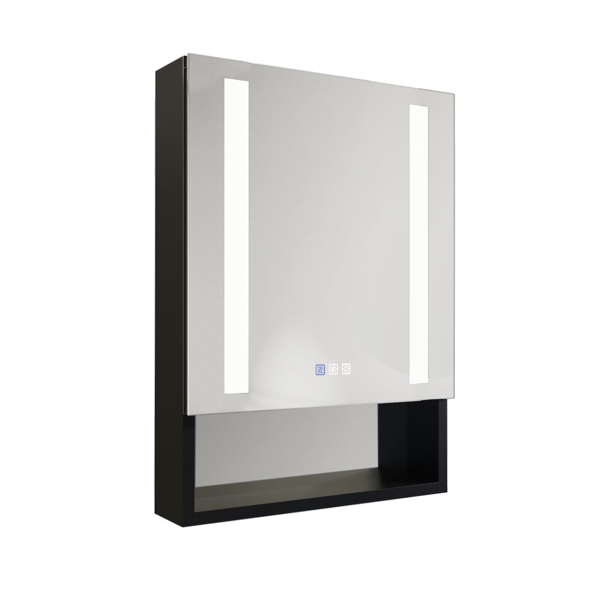 LED Bathroom Medicine Cabinet with Mirror and Shelf - 20*28