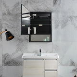 LED Bathroom Medicine Cabinet with Mirror and Shelf - 20*28