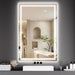 LED Bathroom Mirror with Lights,Anti-Fog,Dimmable,Backlit + Front Lit,Lighted Mirrors for Bathroom Wall