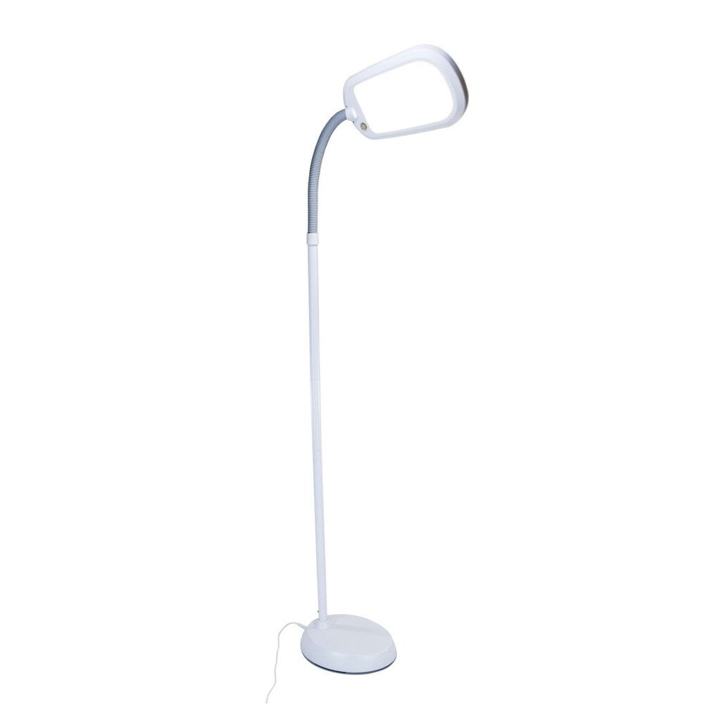 LED Bright Reader Natural Daylight Full Spectrum Floor Lamp Grey NEW SLIMMER DESIGN - N/A