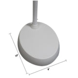LED Bright Reader Natural Daylight Full Spectrum Floor Lamp Grey NEW SLIMMER DESIGN - N/A