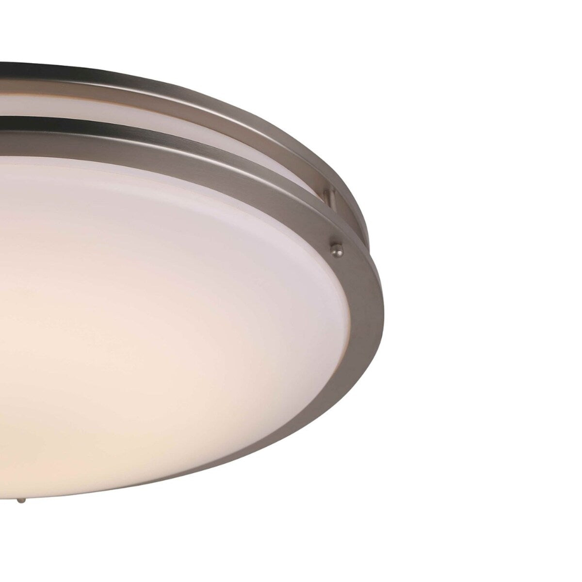 LED Flush Mount Ceiling light 18"D x 5"H - Brushed Nickel