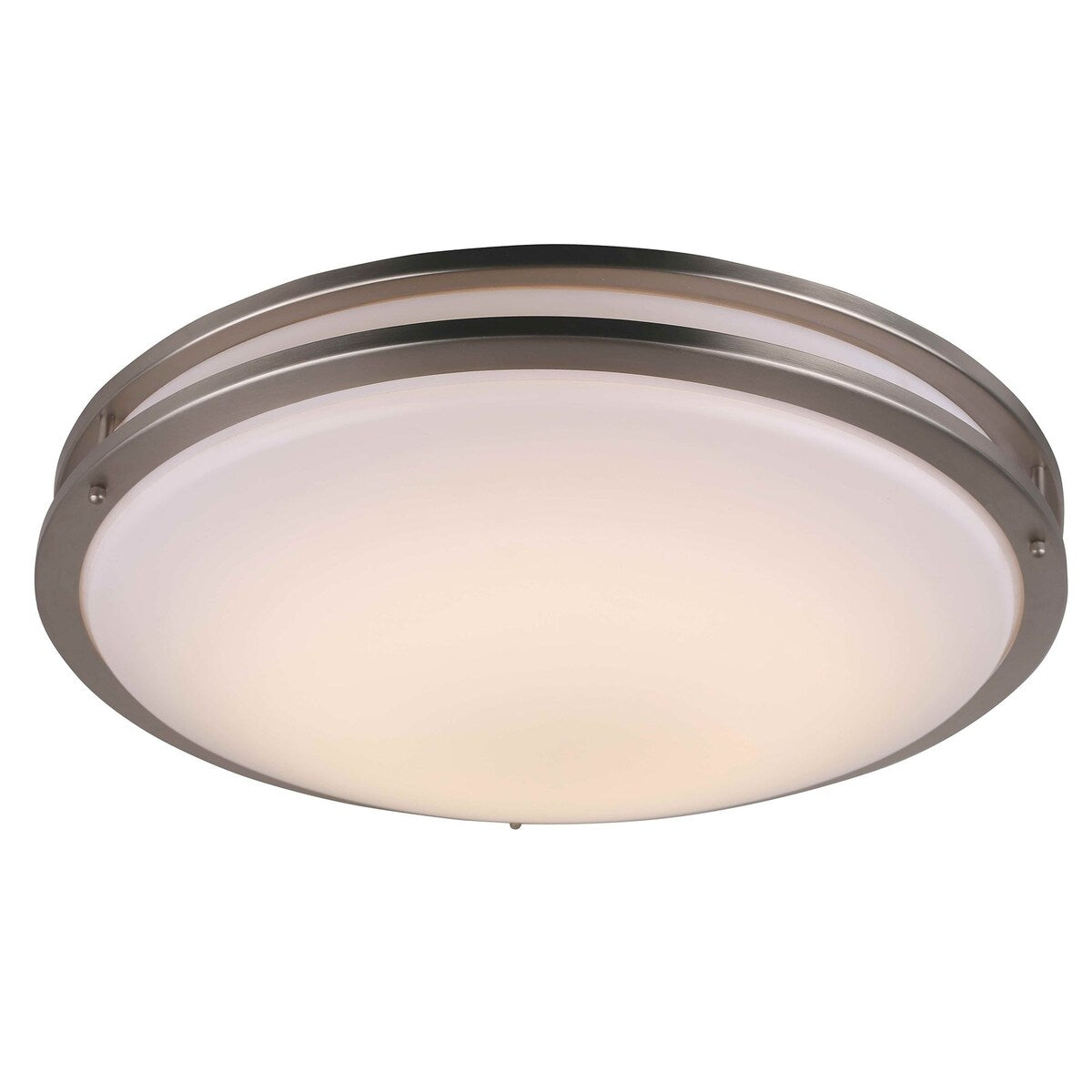 LED Flush Mount Ceiling light 18"D x 5"H - Brushed Nickel