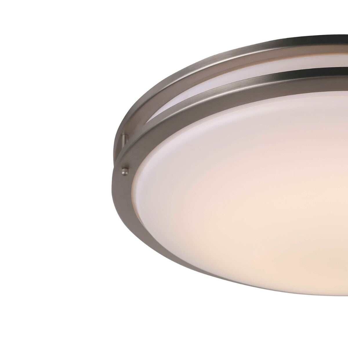 LED Flush Mount Ceiling light 18"D x 5"H - Brushed Nickel