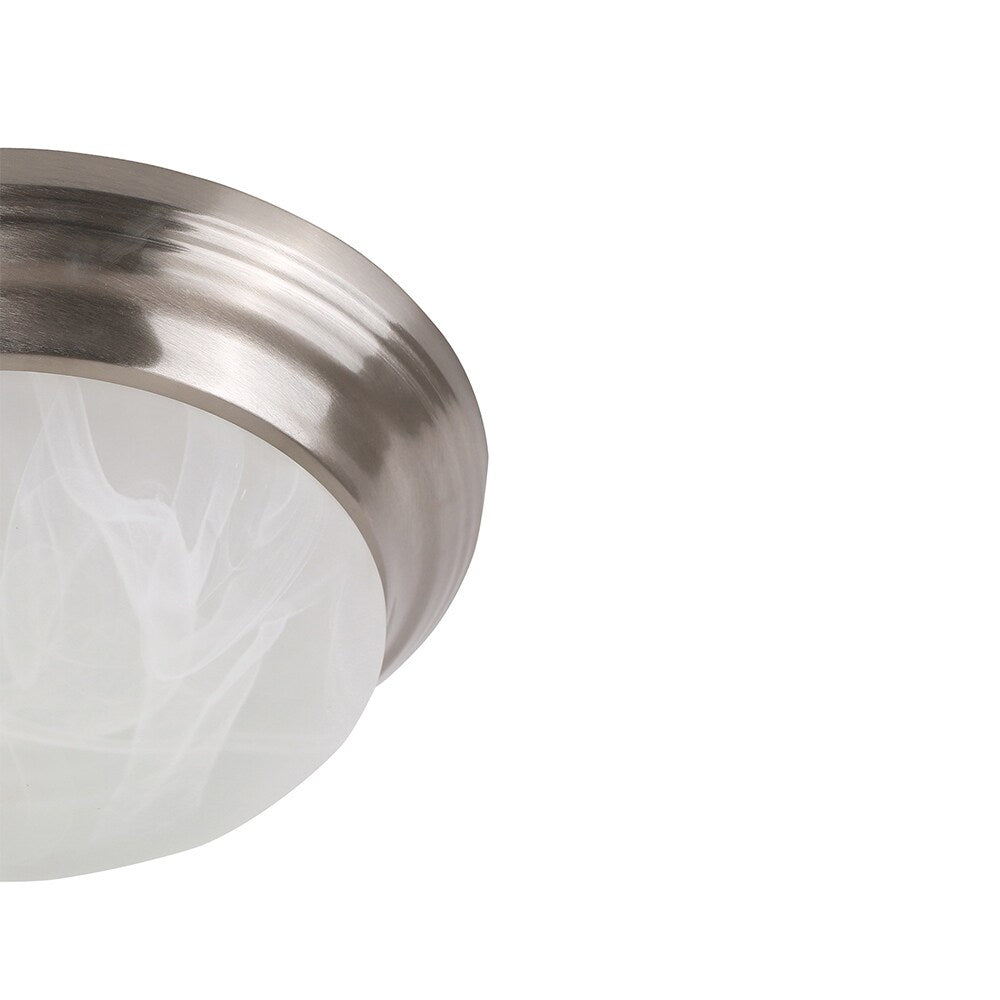LED Flush Mount Ceiling light in Brushed Nickel