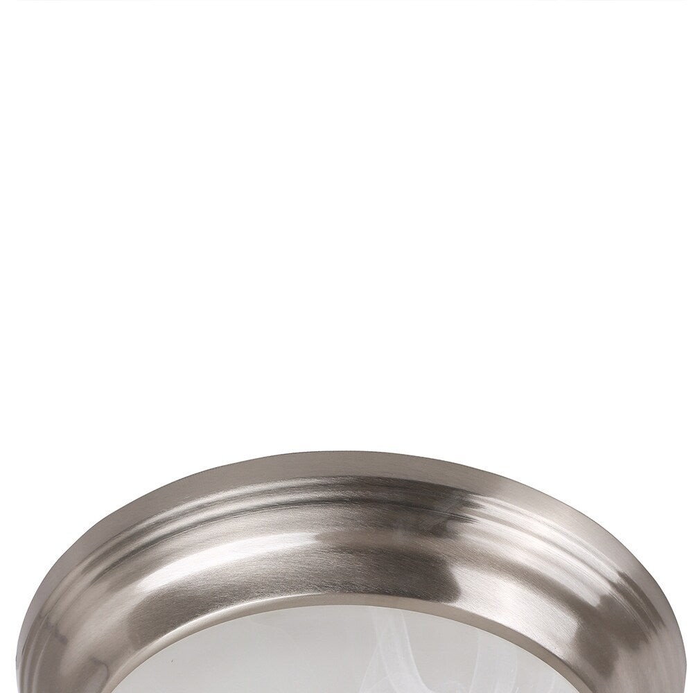 LED Flush Mount Ceiling light in Brushed Nickel