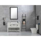 LED Lighted Bathroom Wall Mounted Mirror with High Lumen+Anti-Fog Separately Control - Matt Black