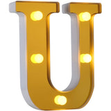 LED Marquee Letter Lights 26 Alphabet Light Up Sign (U)