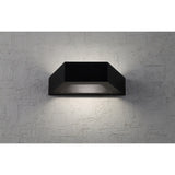 LED Outdoor Wall lamp D:4.3 H:10.2 10.5W 800LM 3000K Black Finish Acrylic Lens