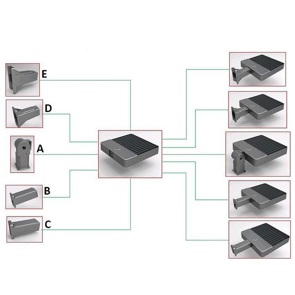 300W LED Pole Light/Parking Lot Light 3500K