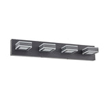 LED Stainless Steel Vanity Lights, 4-Lights Acrylic Bathroom Light