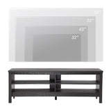 LED TV Stand for 65-75 Inch TV, TV Console with Warm White LED Light