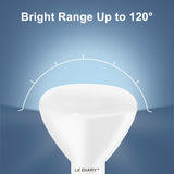 LEDIARY 6-Pack BR30 LED Recessed Light Bulbs ETL Listed LED Bulb for Cans 5000K Daylight, 8W=65W 850LM Indoor Flood Lights