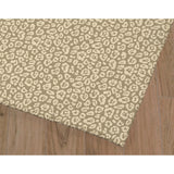 LEOPARD PRINT BEIGE Kitchen Mat By Kavka Designs