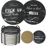 LIFVER Coasters Set of 8, 4 inch