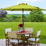 LIVOOSUN 7.5ft Steel Patio Market Umbrella Tilt System