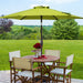 LIVOOSUN 7.5ft Steel Patio Market Umbrella Tilt System