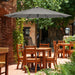 LIVOOSUN 9ft Patio Umbrella Outdoor Table Umbrella with Tilt and Crank