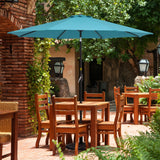 LIVOOSUN 9ft Patio Umbrella Outdoor Table Umbrella with Tilt and Crank