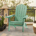 LIVOOSUN Outdoor Folding Adirondack Chair w/Cup Holder,Fire Pit Chairs
