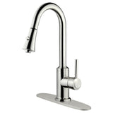 Pull Out Kitchen Faucet, Brushed Nickel Finish