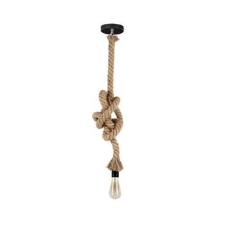 LNC 1-Light Ceiling Lights Rustic Pendant Lights Rope Pendant Lighting