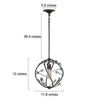 LNC 1-Light Chandeliers Acrylic Sphere Pendant Light