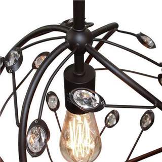 LNC 1-Light Chandeliers Acrylic Sphere Pendant Light