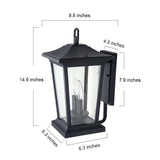 LNC 2-Light Wall Lamps Outdoor Wall Sconces Exterior Wall Lights