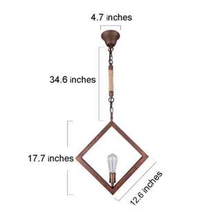 LNC Industrial Pendant Lights 1-light Pendant Lighting Rustic Ceiling Lights