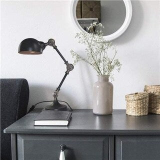 LNC Plug-in Adjustable Table Lamps 1-light Reading Lamp