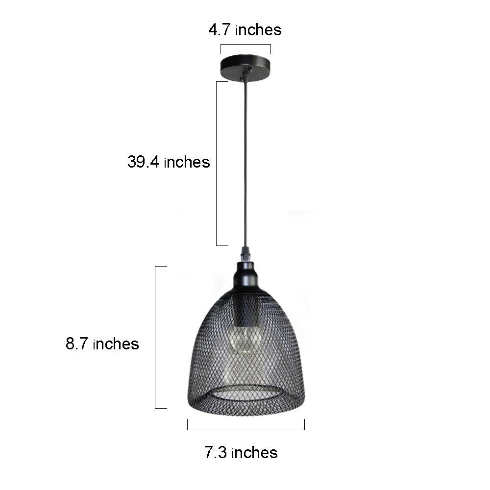 LNC Wire Mesh Ceiling Light Pendant Lighting Use E26 Bulb Pendant Lights