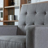 LOKATSE Oriental-style Indoor Accent Sofa Chair