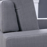 LOKATSE Oriental-style Indoor Accent Sofa Chair